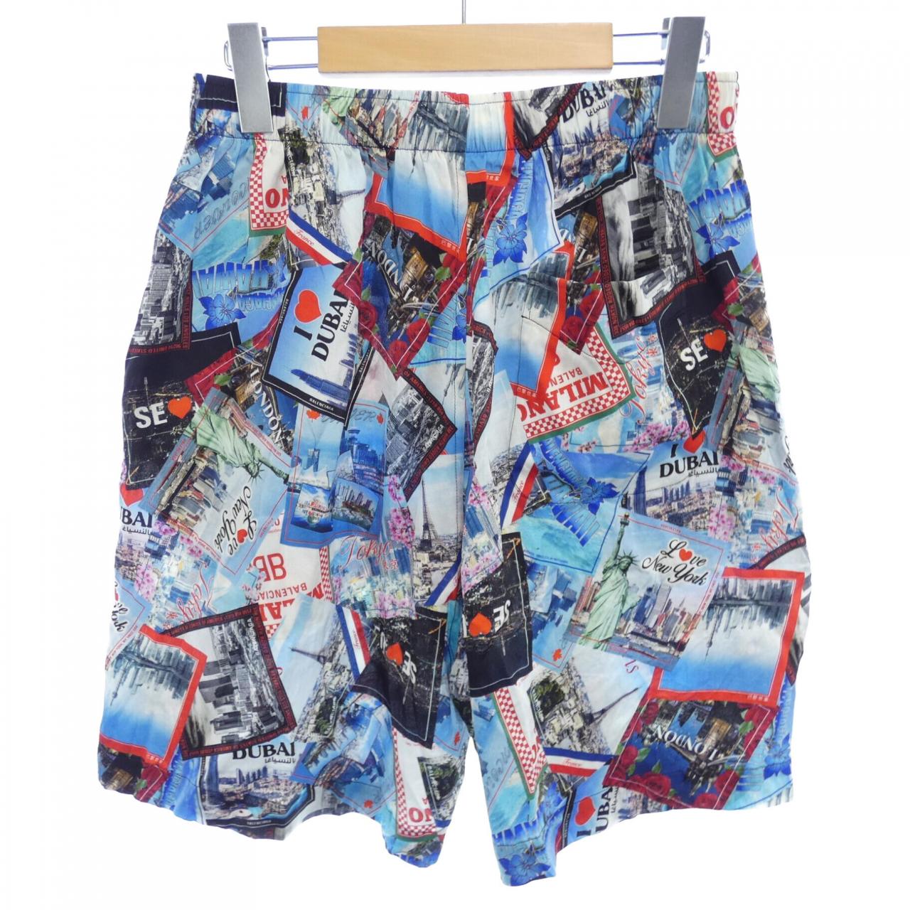 バレンシアガ シルクショートパンツ