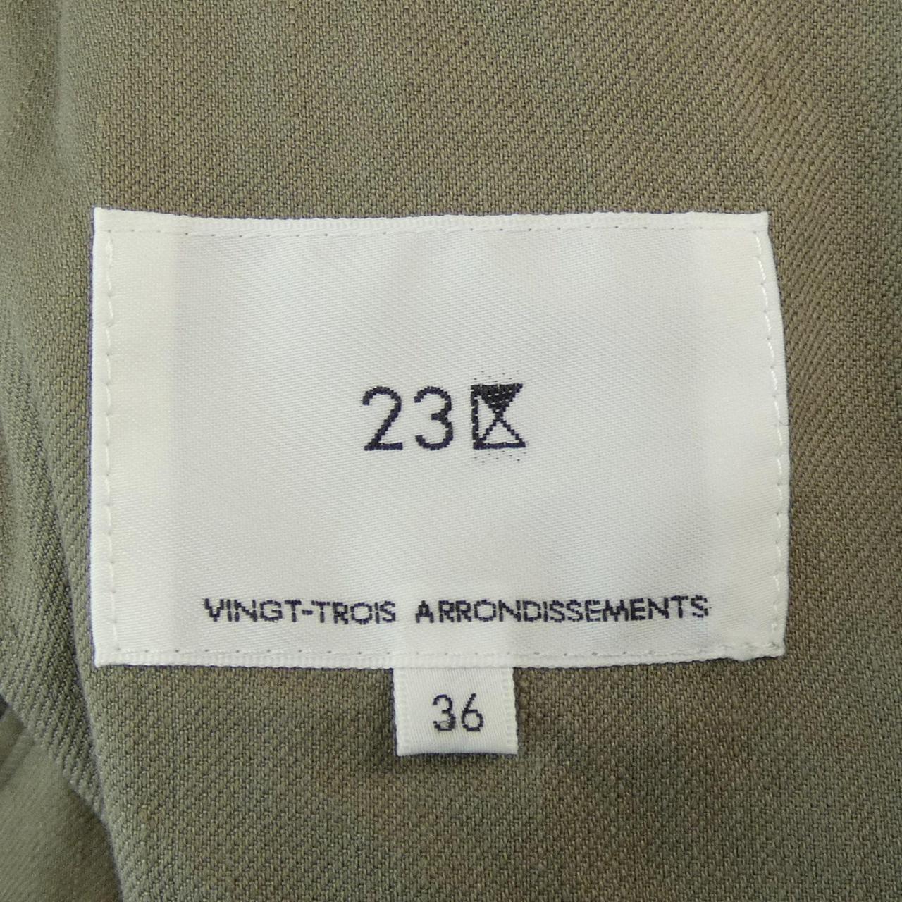 23区 ウールブレンドコート