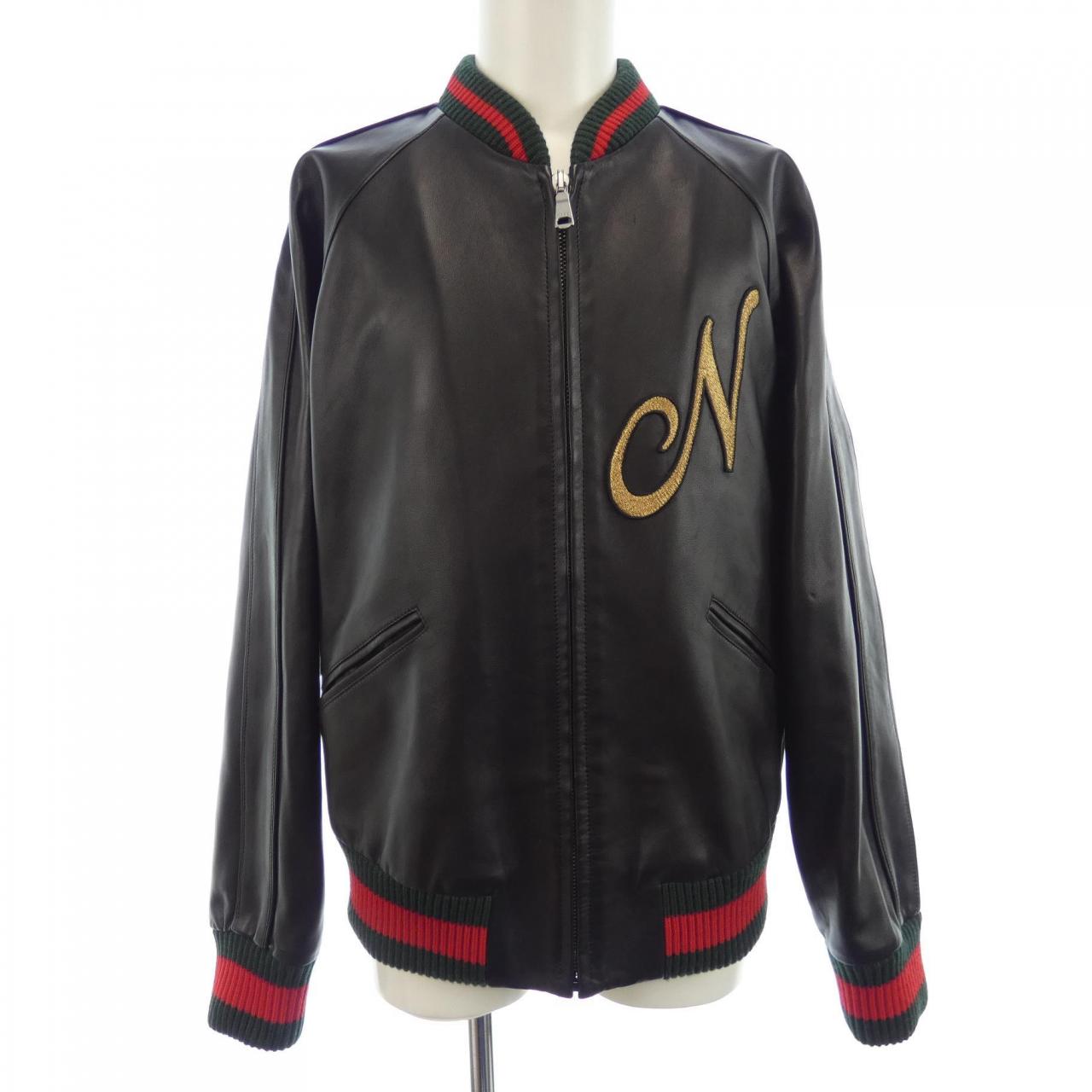 グッチ 516034 XG550 レザー ジャケット