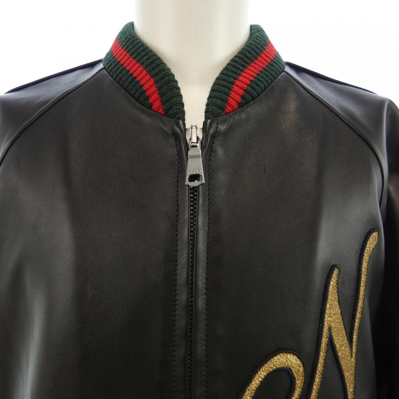 グッチ 516034 XG550 レザー ジャケット