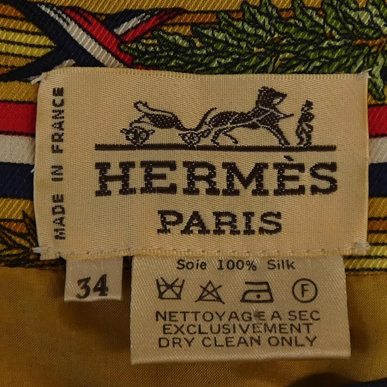 エルメス シルクワンピース