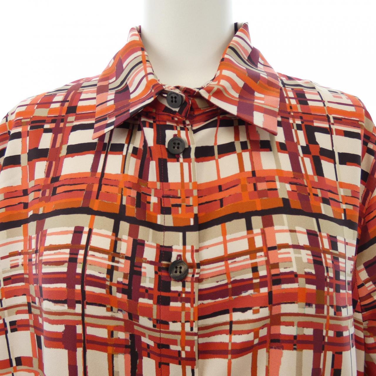 フェラガモ シルク シャツ