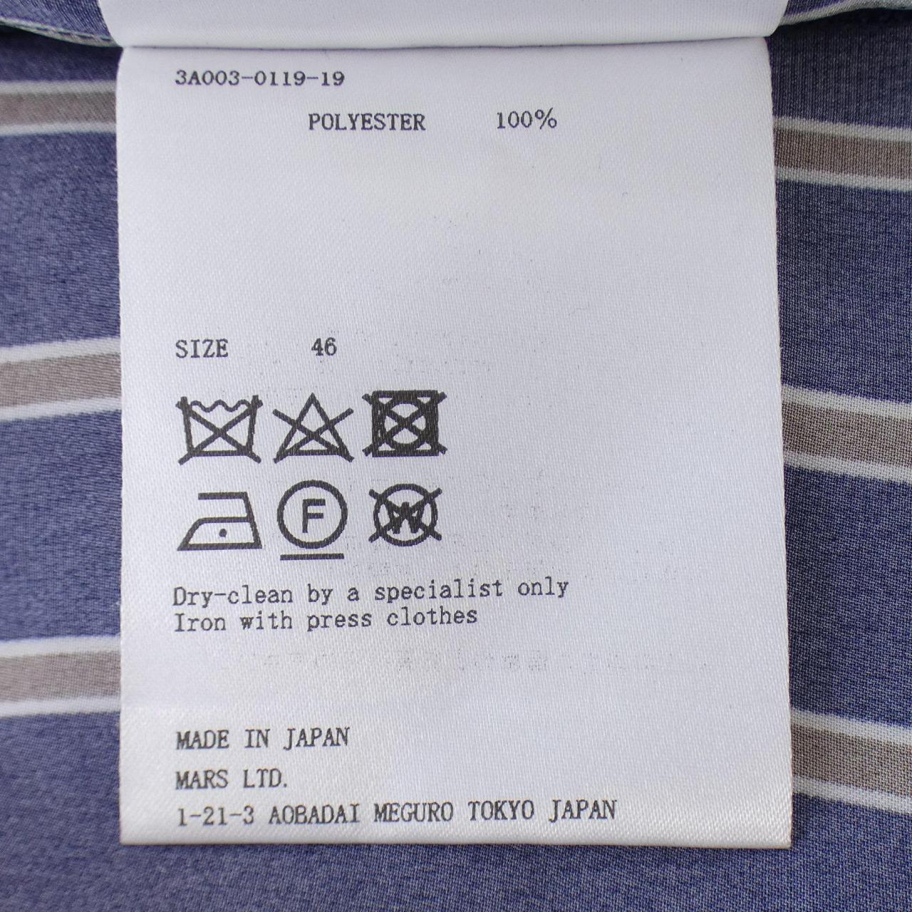 ジョンローレンスサリバン コットンシャツ
