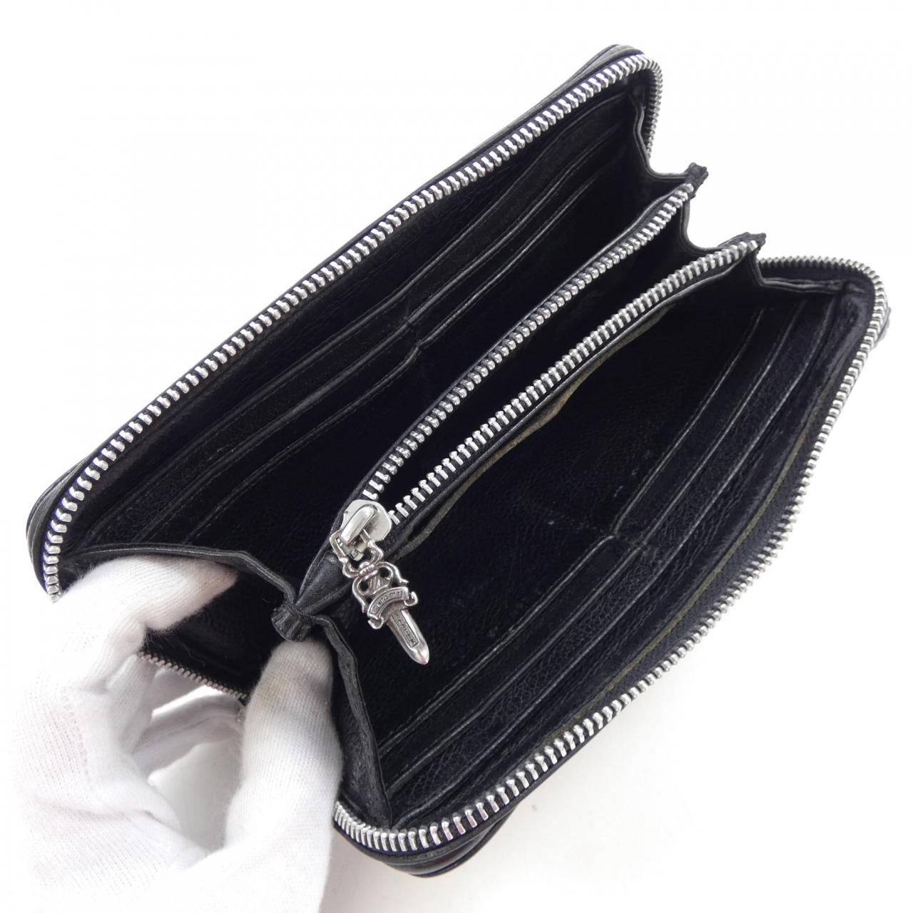 クロムハーツ レザー長財布