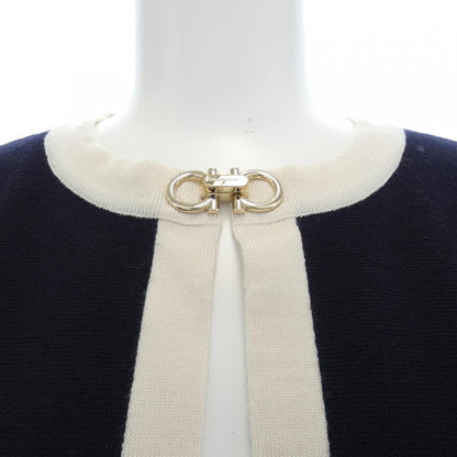 サルヴァトーレ フェラガモ ウール カーディガン