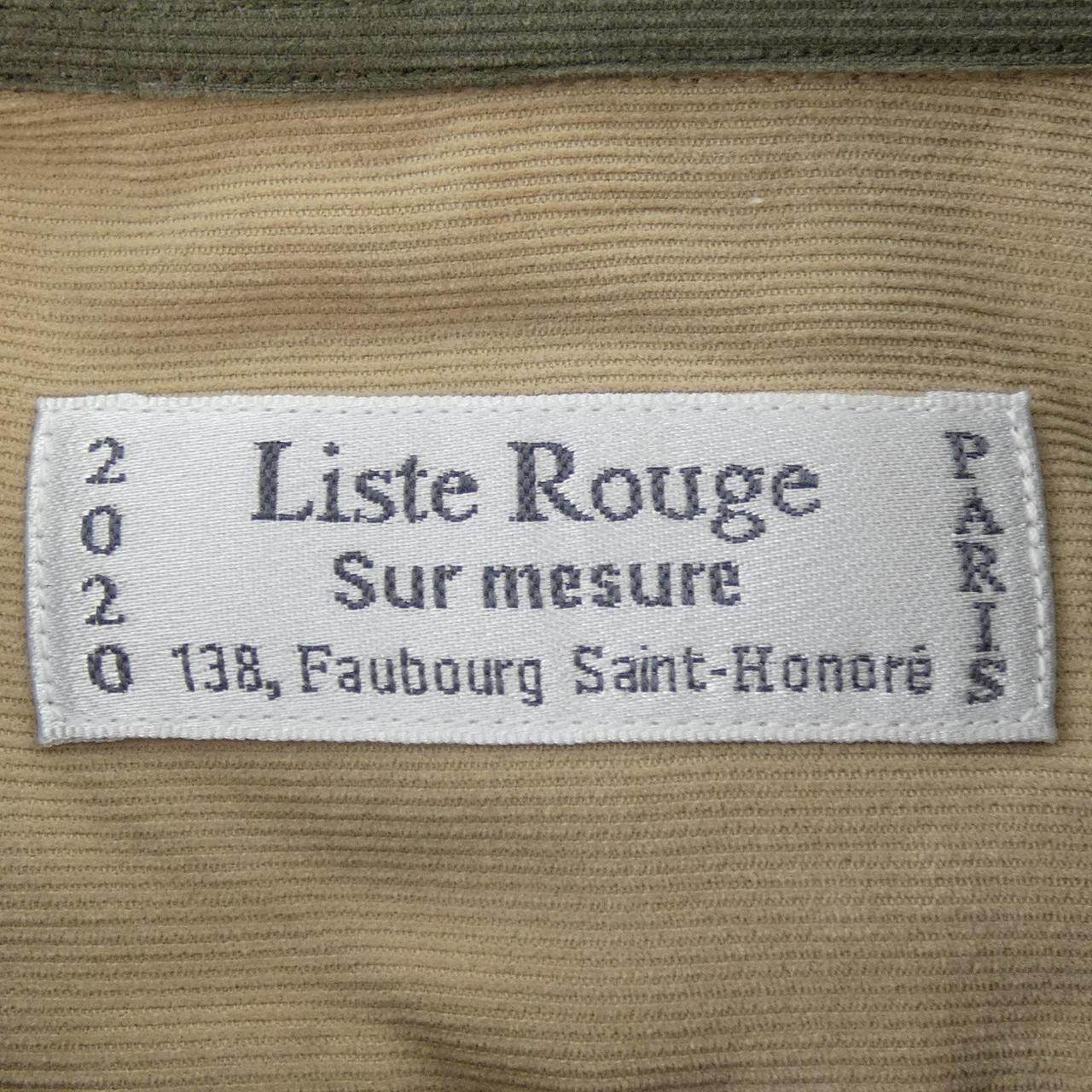 ListeRouge シャツ