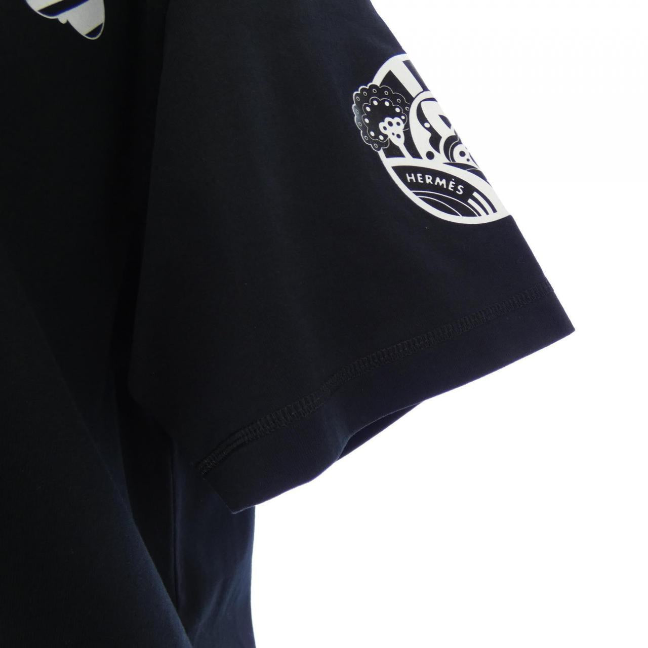 エルメス カルトゥッシュ コットンTシャツ