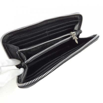 クロムハーツ クラックレザー長財布
