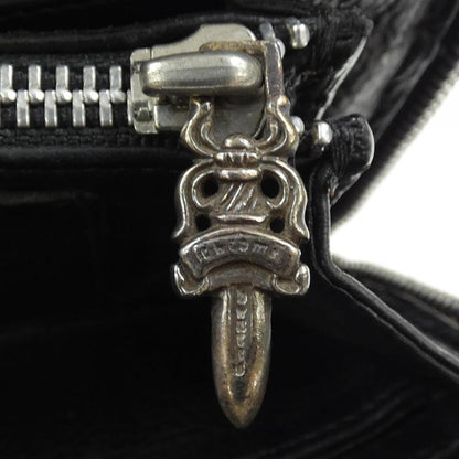 クロムハーツ クラックレザー長財布