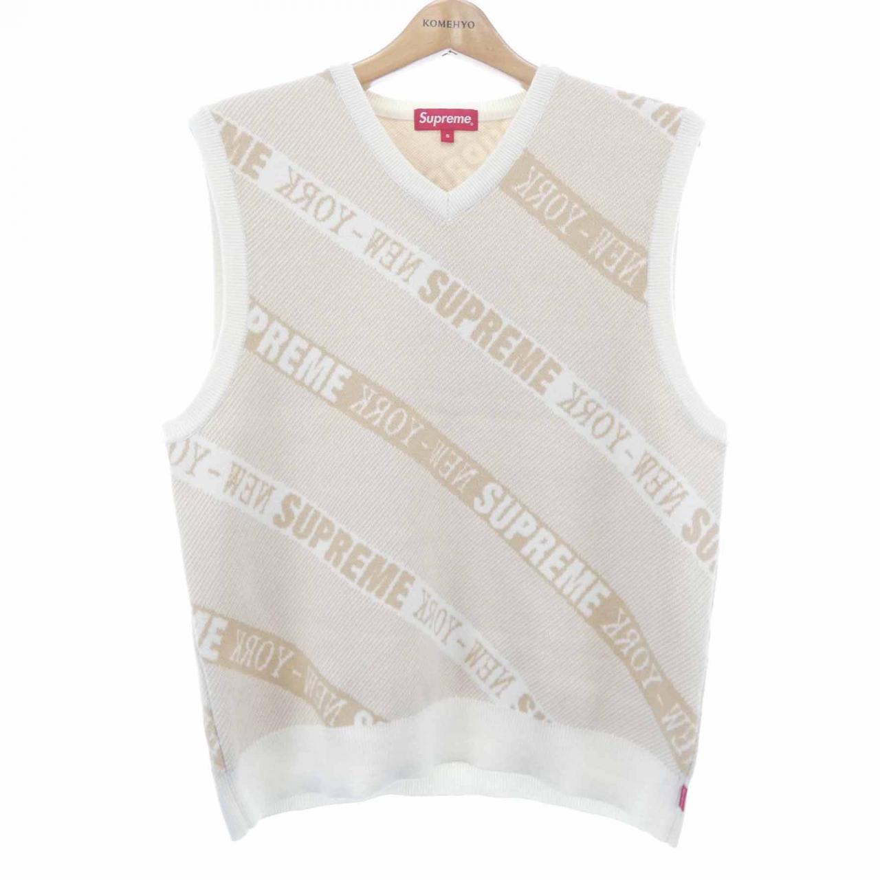 Supreme ストライプ セーター ベスト