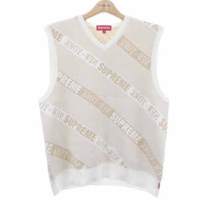 Supreme ストライプ セーター ベスト