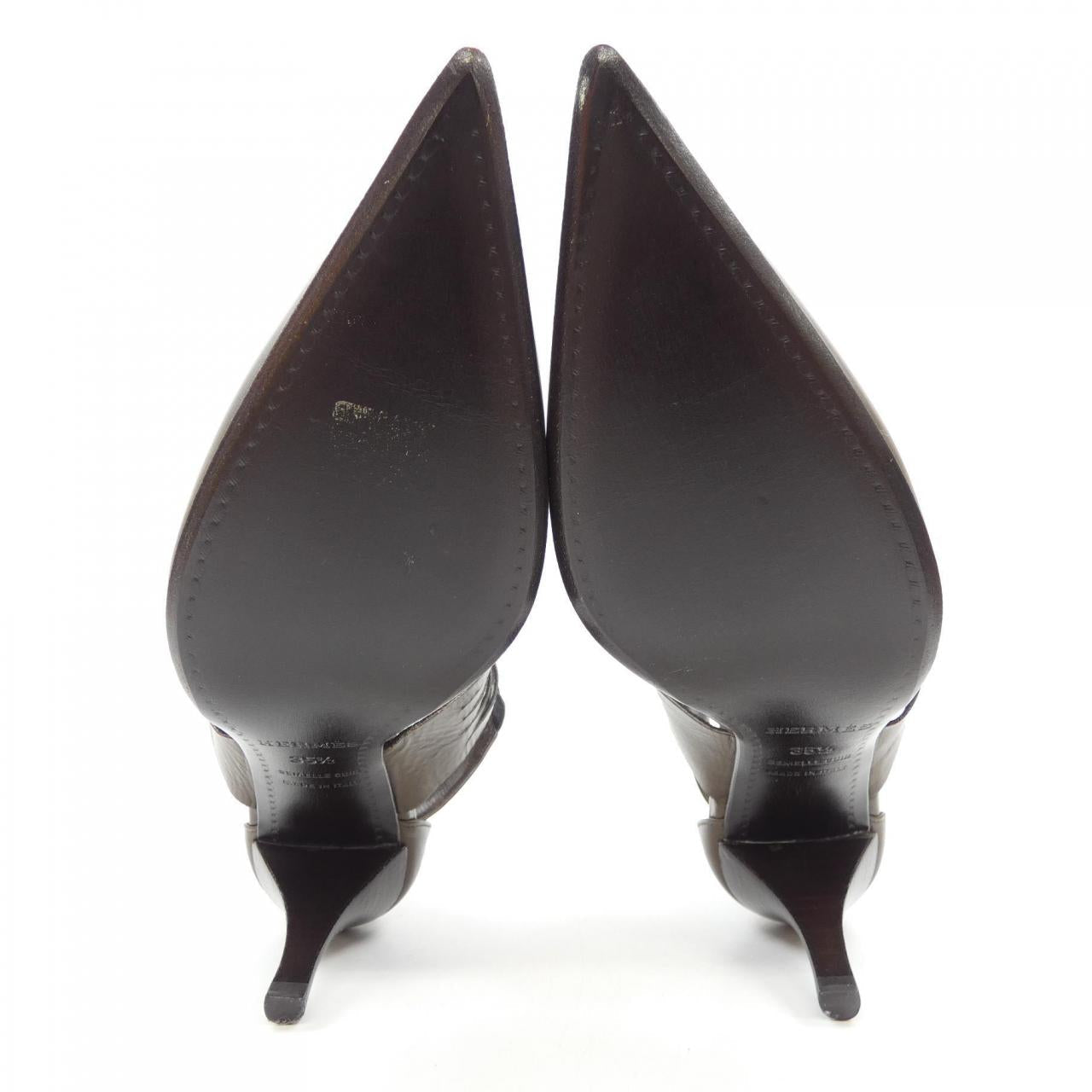 エルメス35.5レザーパンプス