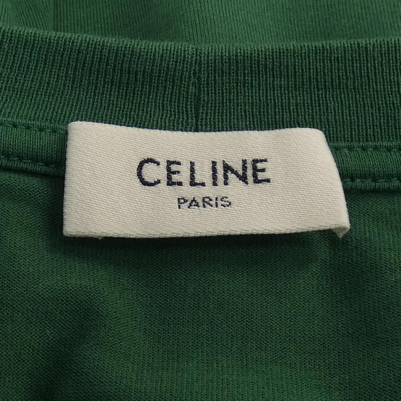 セリーヌ コットンTシャツ