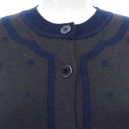 エルメス シルクカシミヤカーディガン38