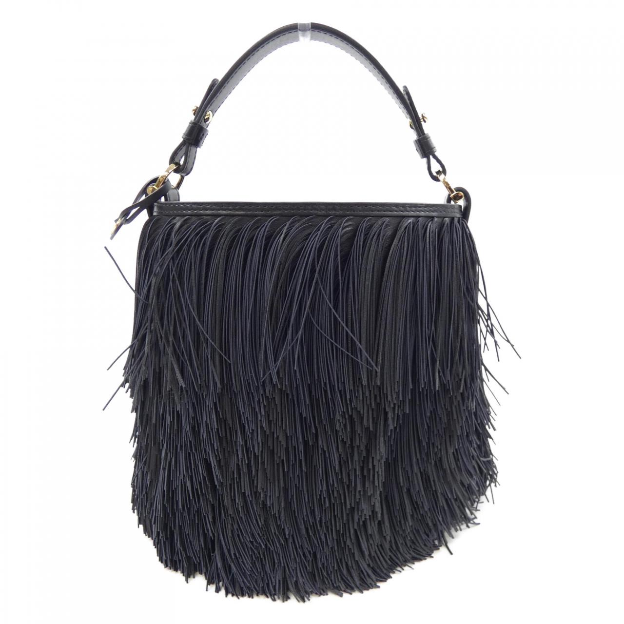 デルボー PIN BUCKET JOSEPHINE ボックスカーフ ショルダーバッグ