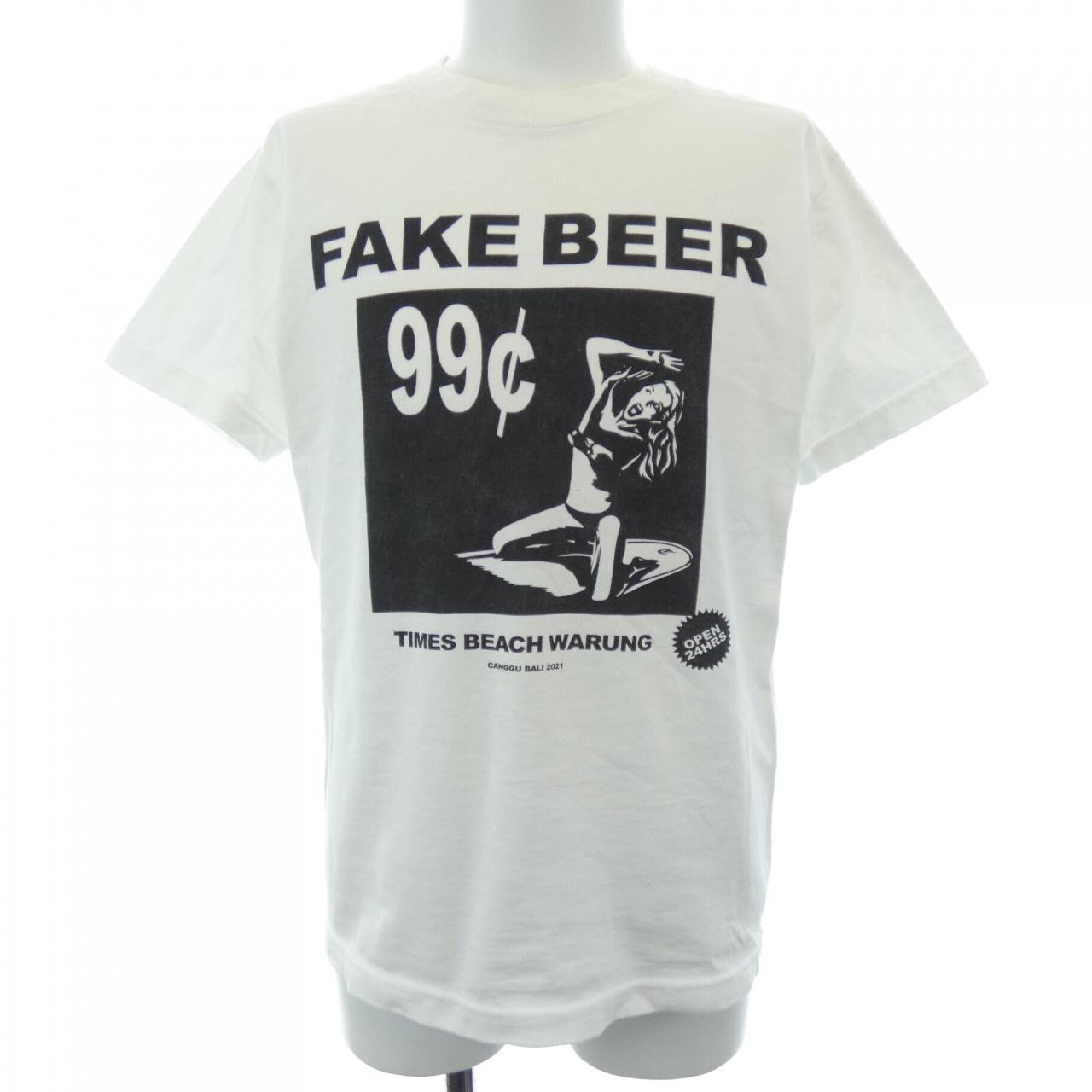times BEACH WARUNG コットンTシャツ