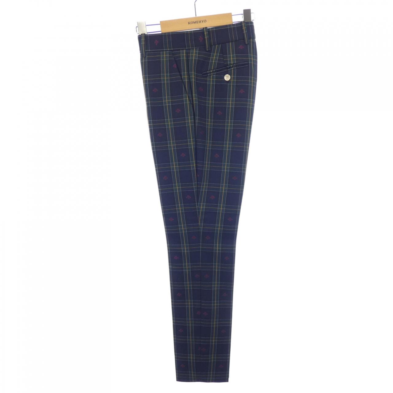 グッチ チェックパンツ