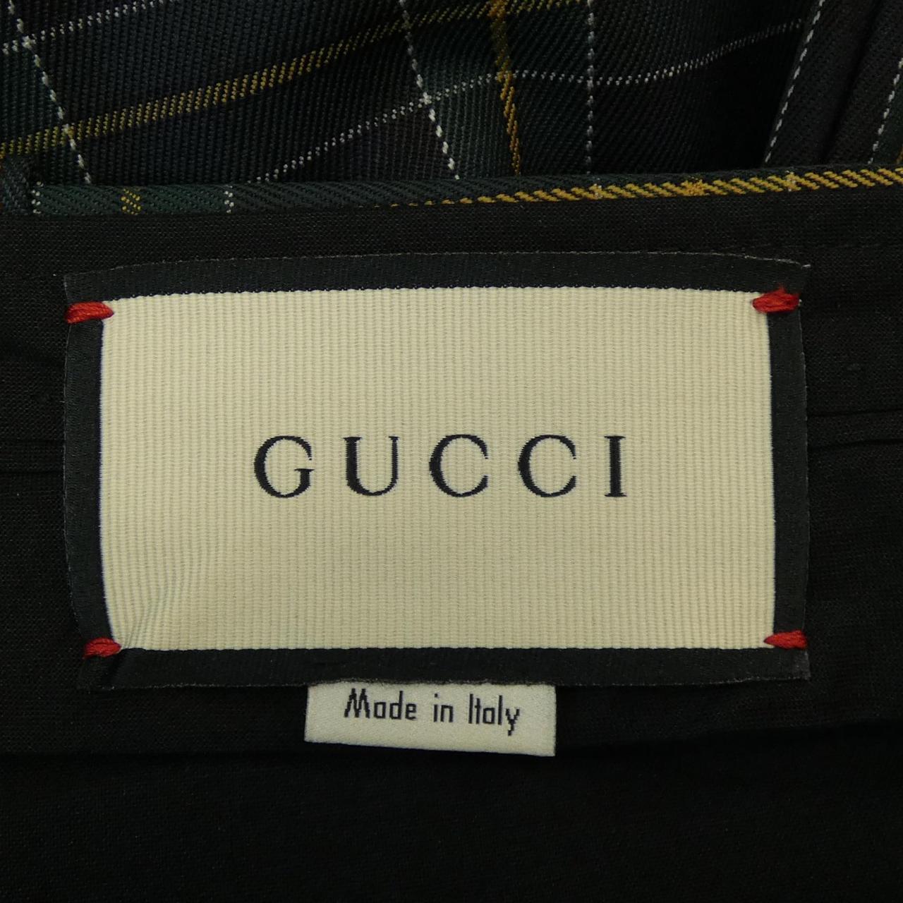 グッチ チェックパンツ