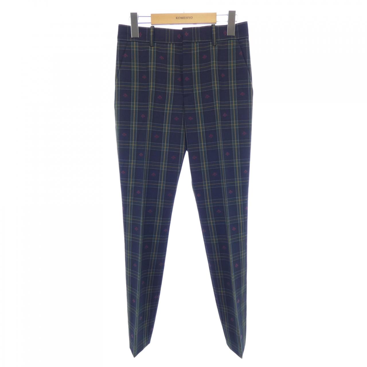グッチ チェックパンツ