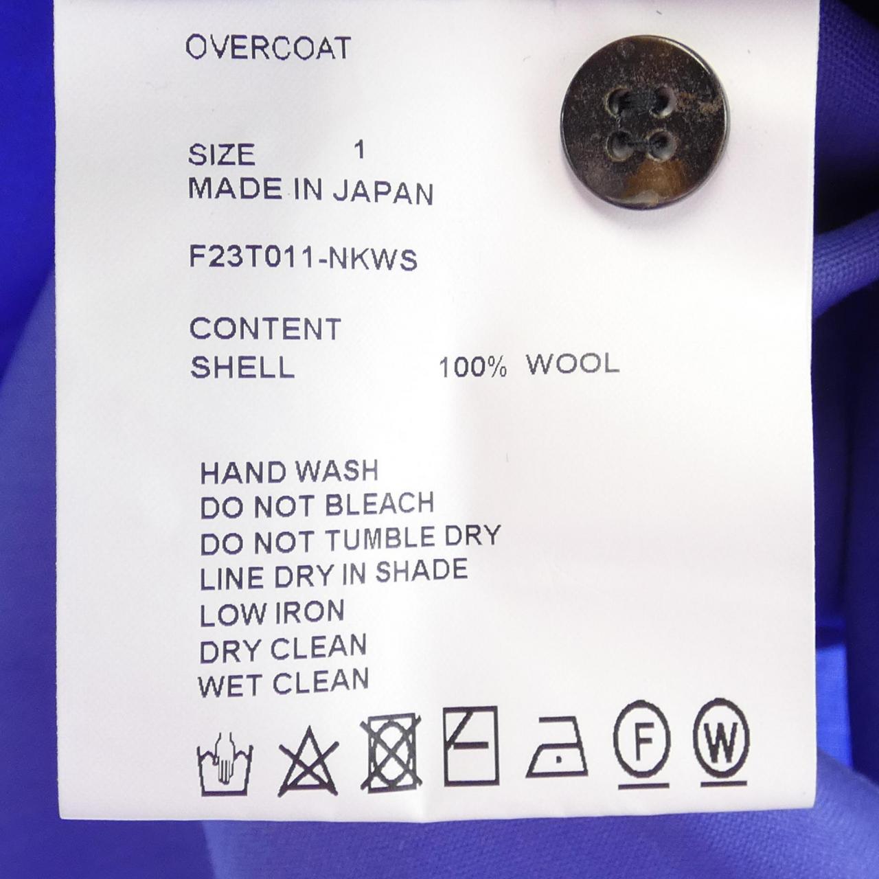 オーバーコート コットンシャツ