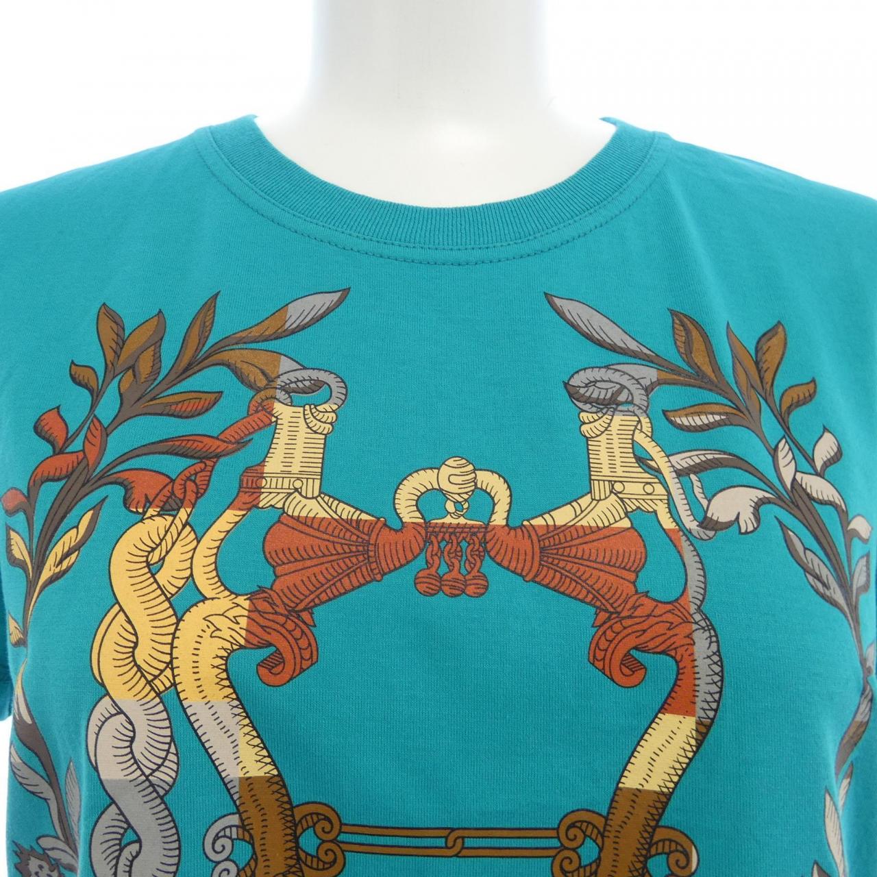 エルメス カルトゥッシュ コットン Tシャツ