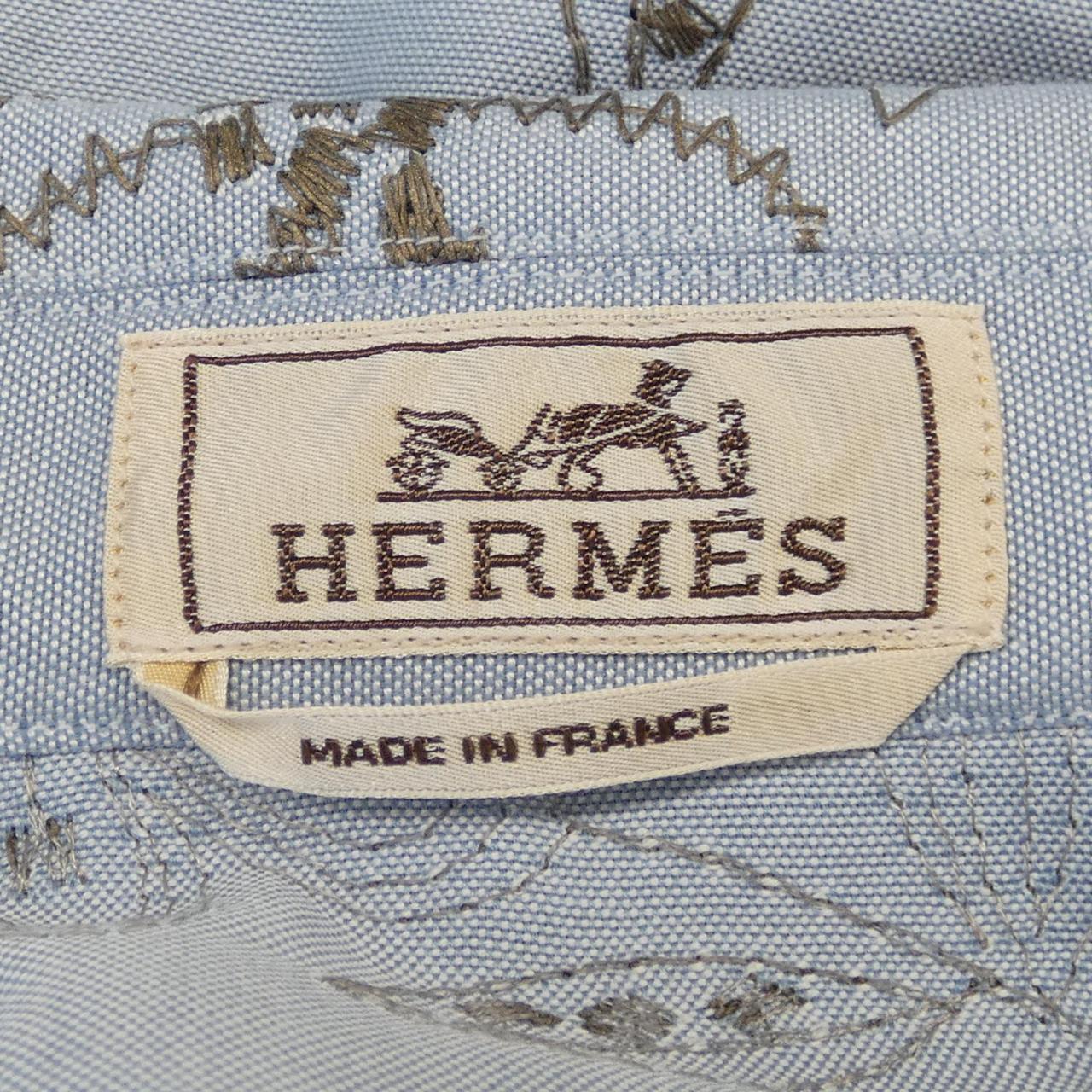 エルメス S/Sシャツ コットン シャツ