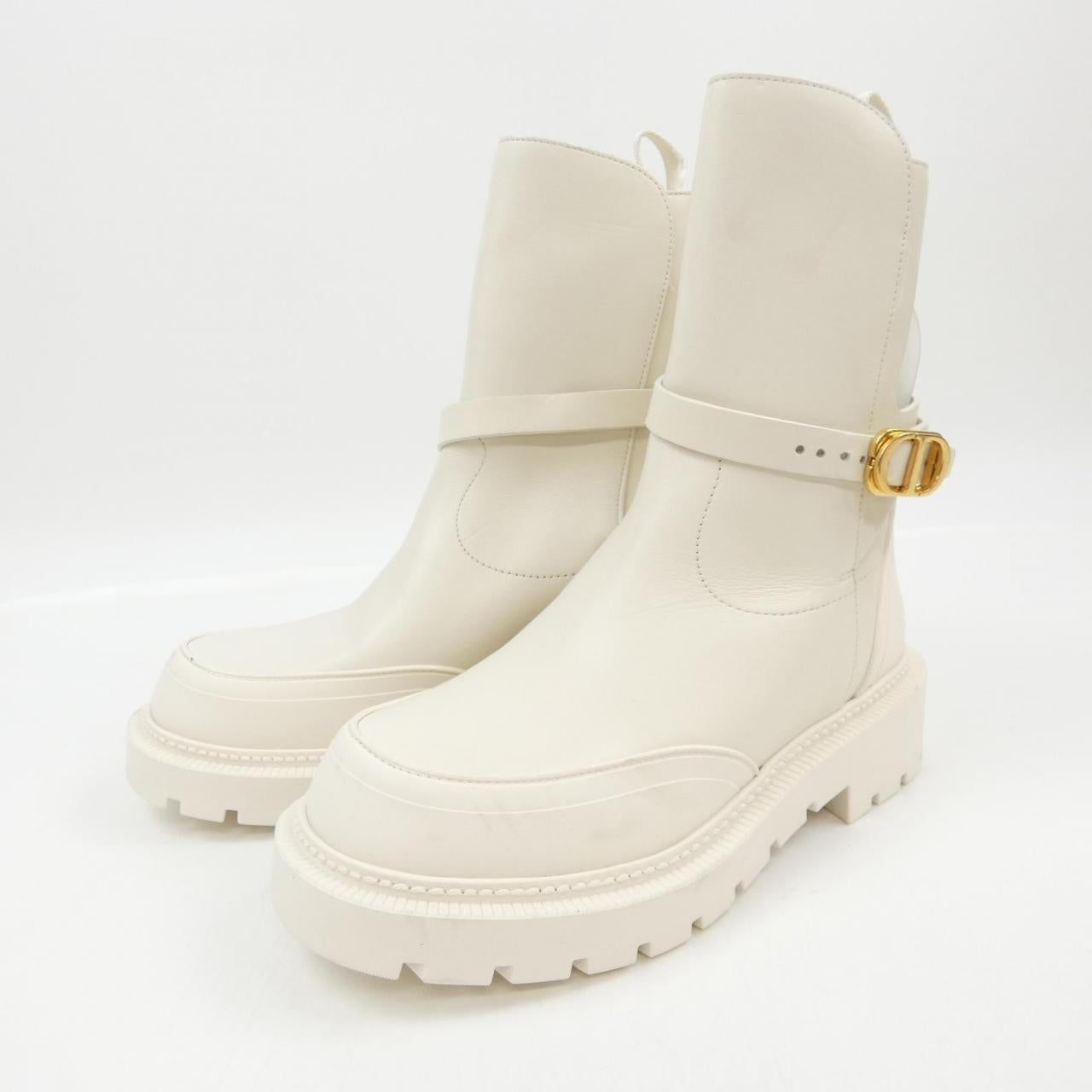 クリスチャンディオール KDI866CRU カーフ ラバー ブーツ