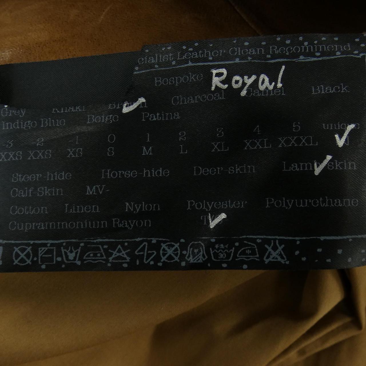 ノーノーイエス Royal Bespoke レザーライダースジャケット