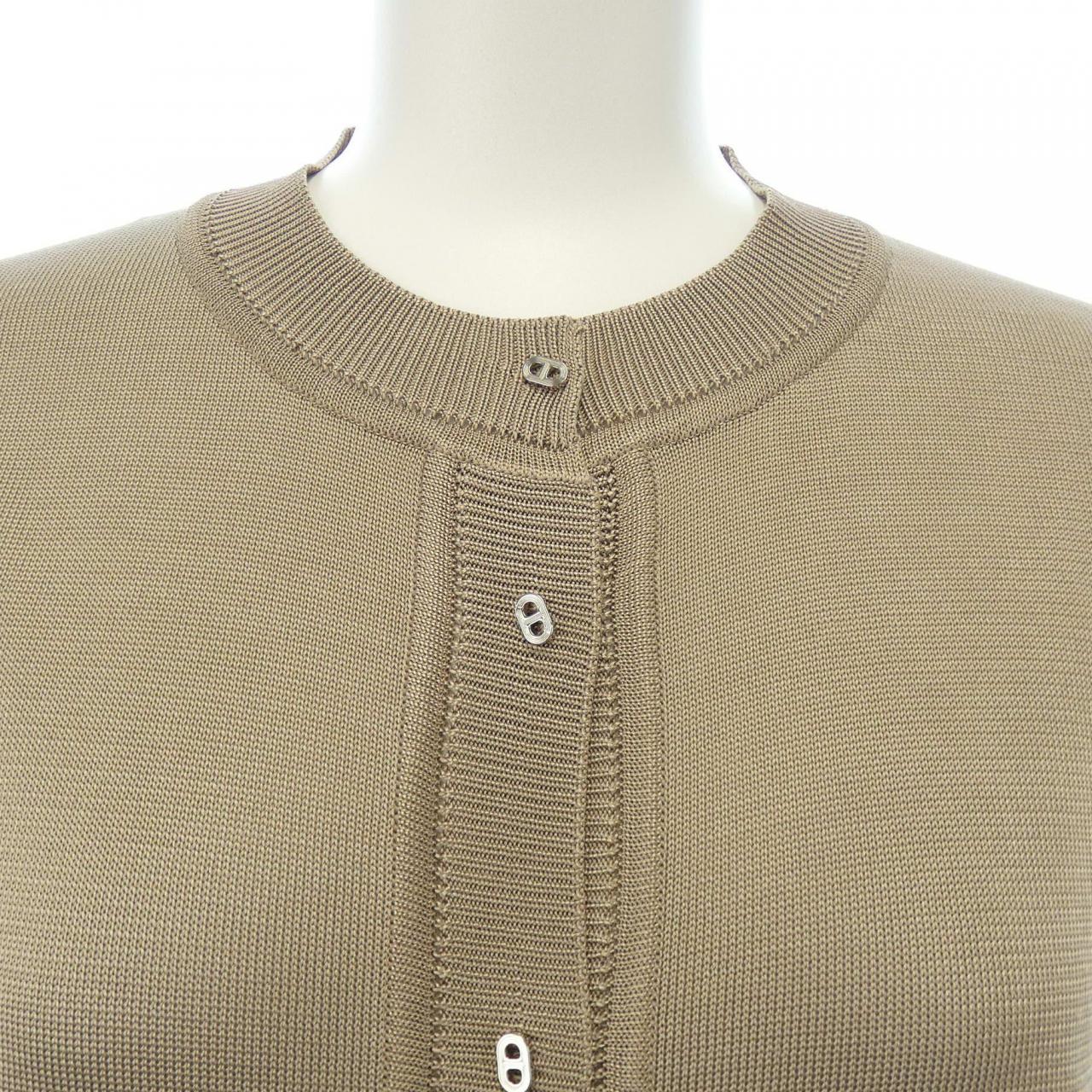 エルメス ツイルレーヌ シルクカーディガン
