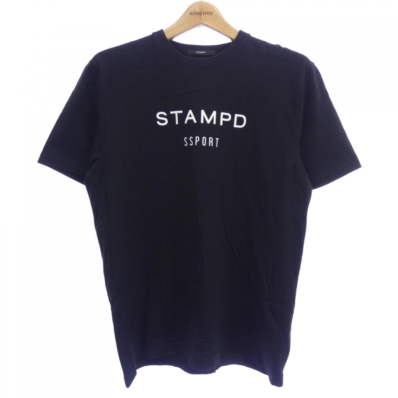 スタンプド コットン Tシャツ