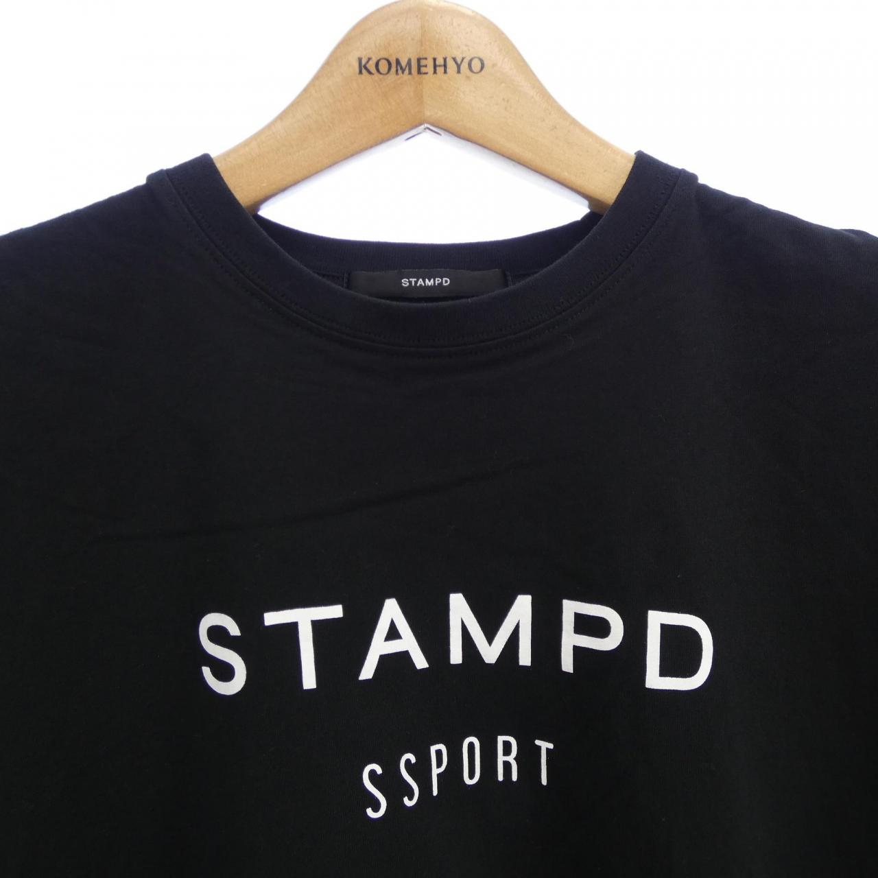 スタンプド コットン Tシャツ