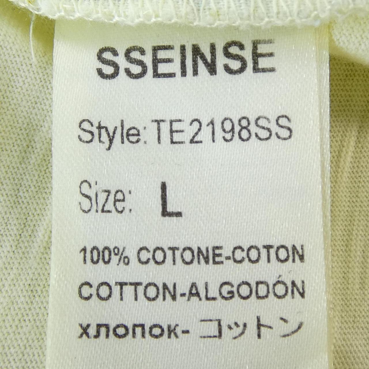 SSEINSE コットンTシャツ