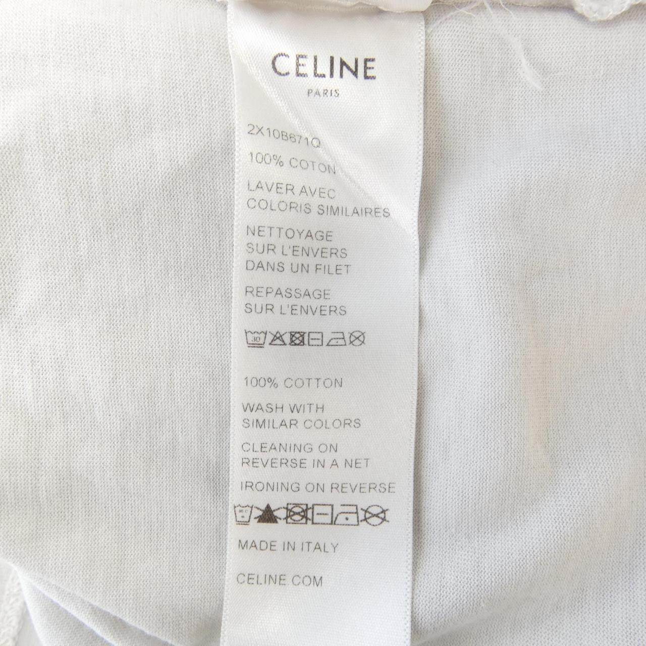 セリーヌ コットンTシャツ