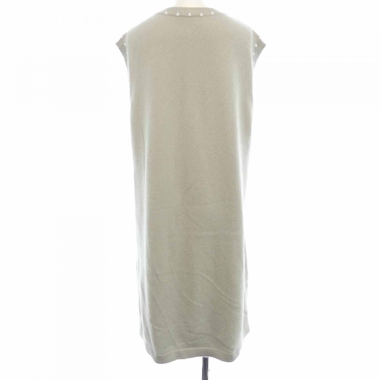 シャネル カシミヤ混 ワンピース