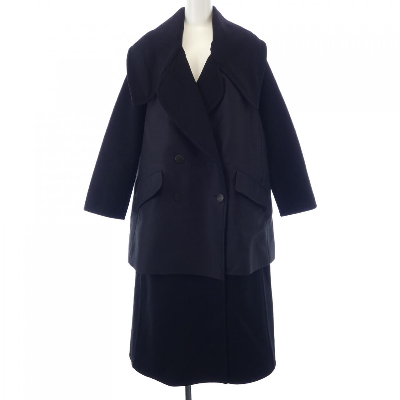 ロエベ S540Y02X30 カシミヤ ブレンド コート