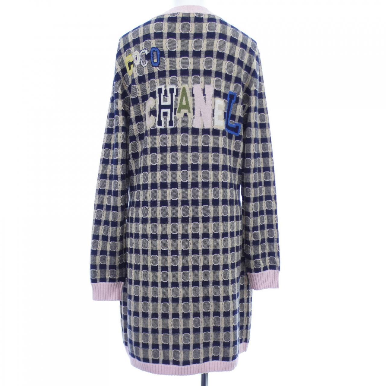 シャネル カシミヤ混 ワンピース