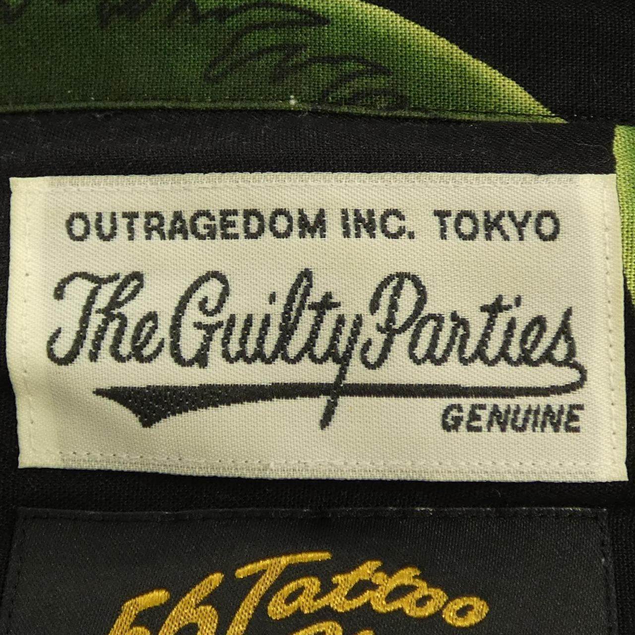 THE GUILTY PARTIES コットンシャツ