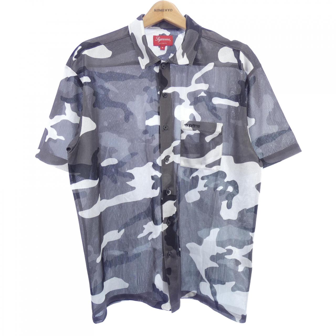 シュプリーム Camo Mesh シャツ