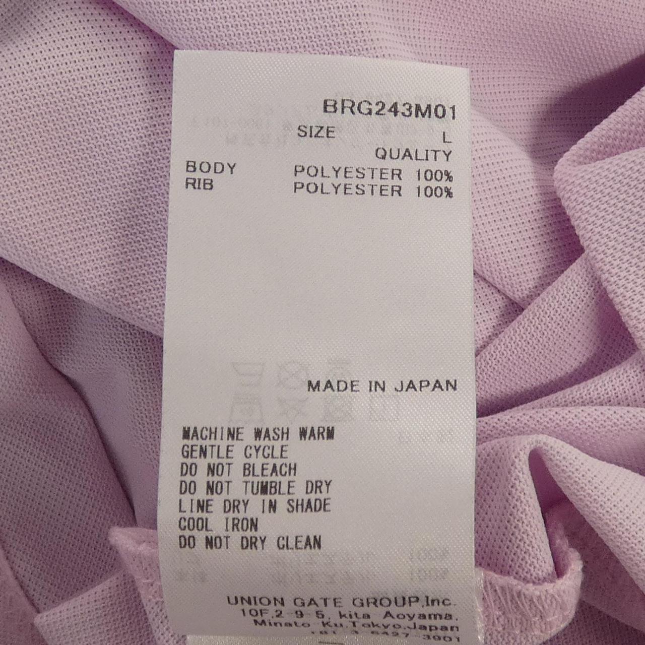 ブリーフィング レザーポロシャツ