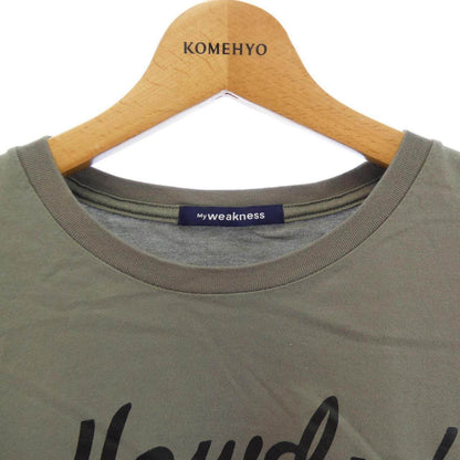 MYWEAKNESS コットンTシャツ