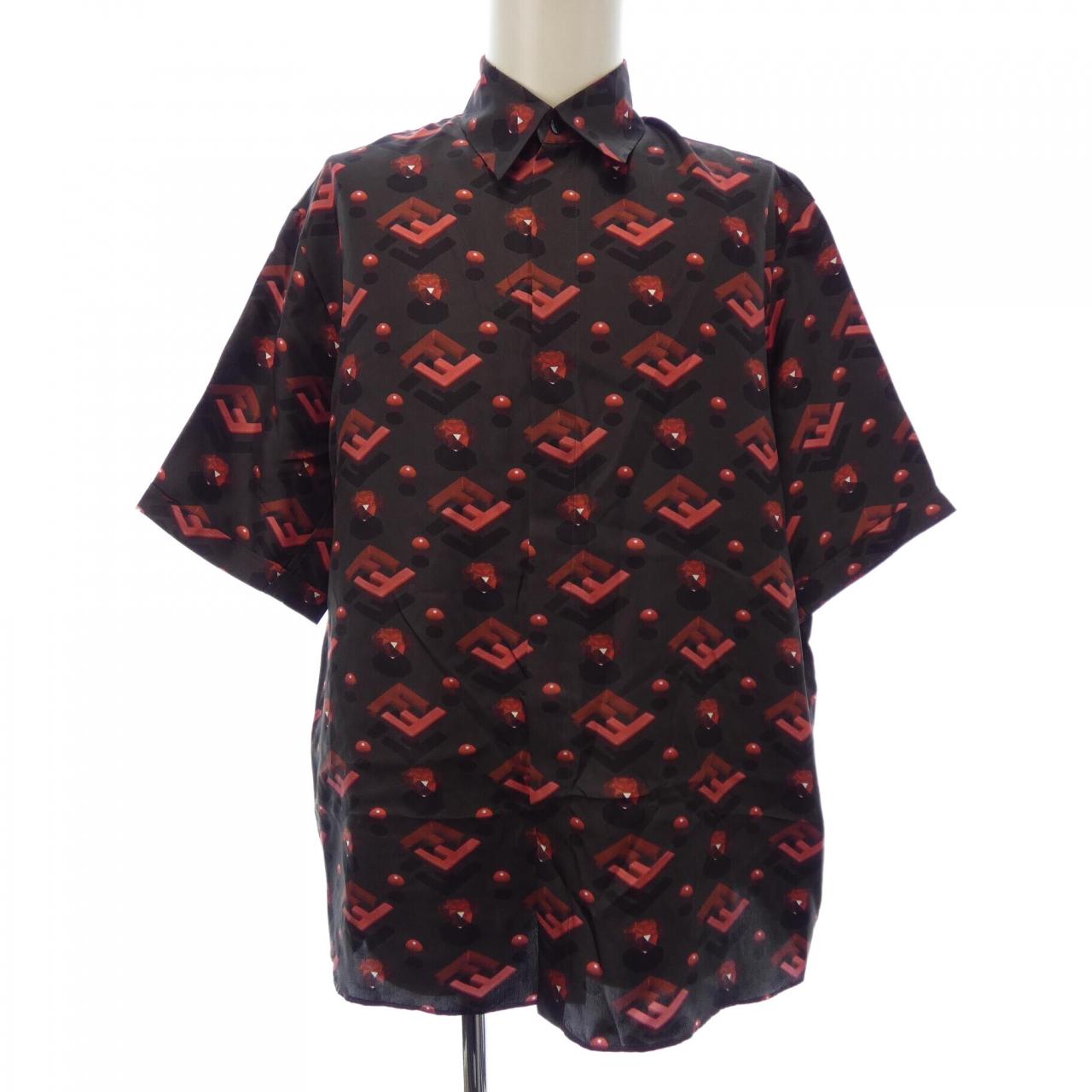 フェンディ FS0795 AL54 シルクシャツ