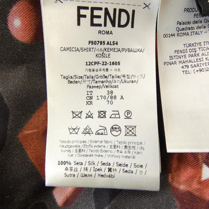 フェンディ FS0795 AL54 シルクシャツ