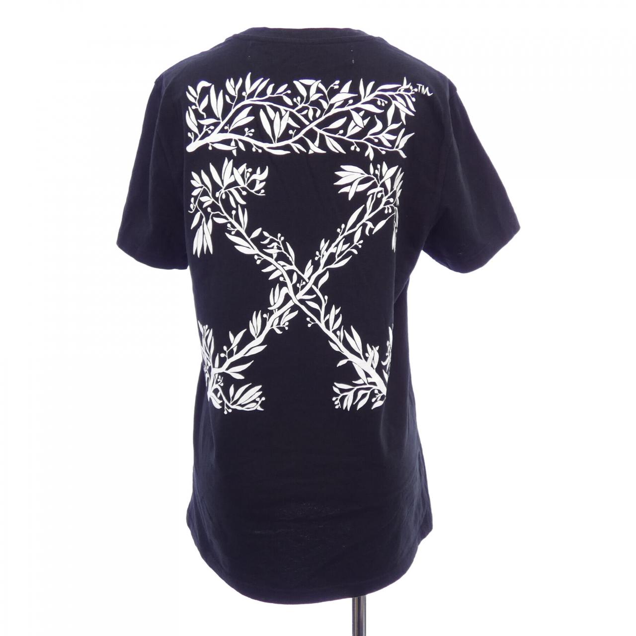オフホワイト コットンTシャツ