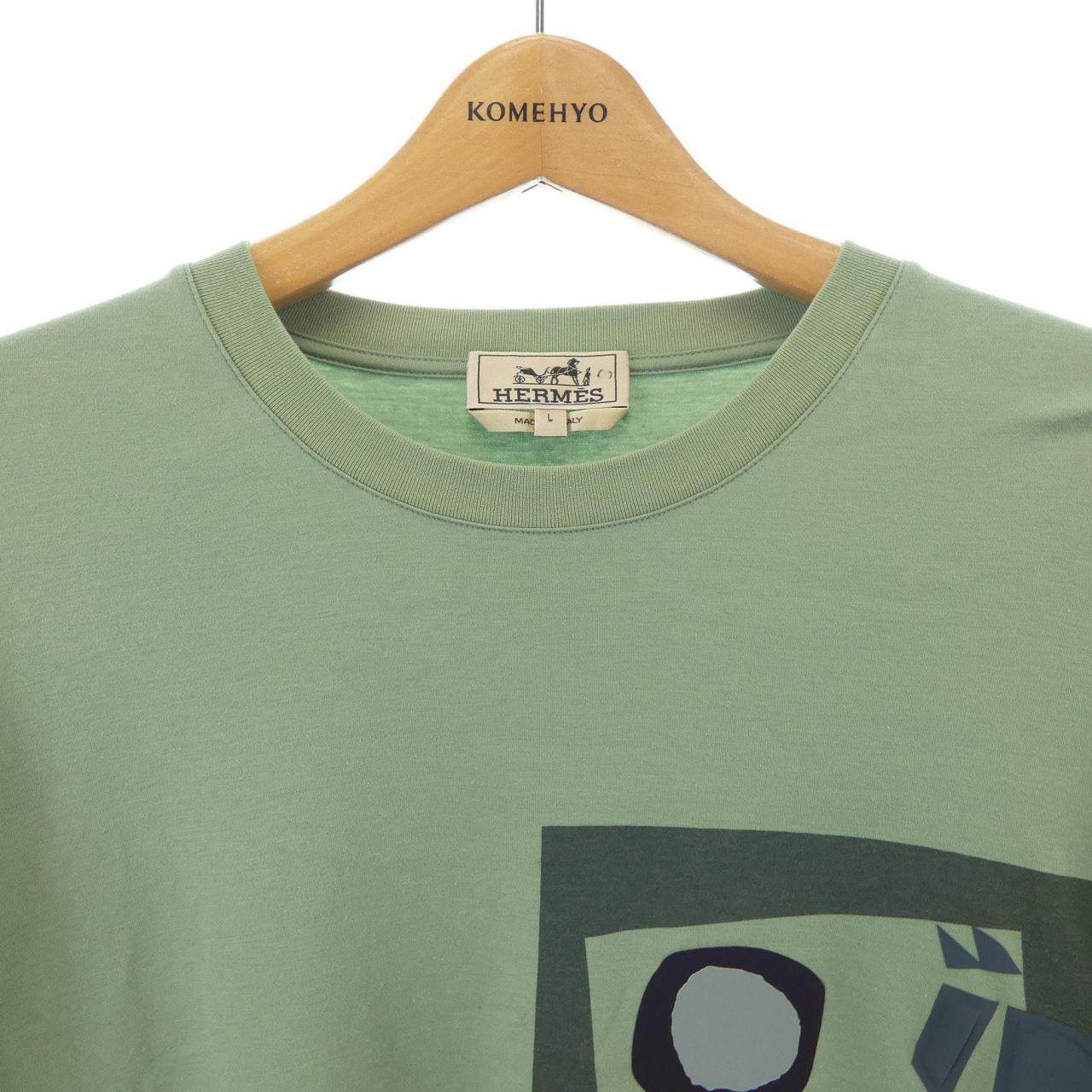 エルメス カシミヤ混 Tシャツ