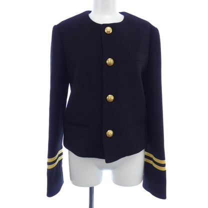 セリーヌ カシミヤノーカラージャケット