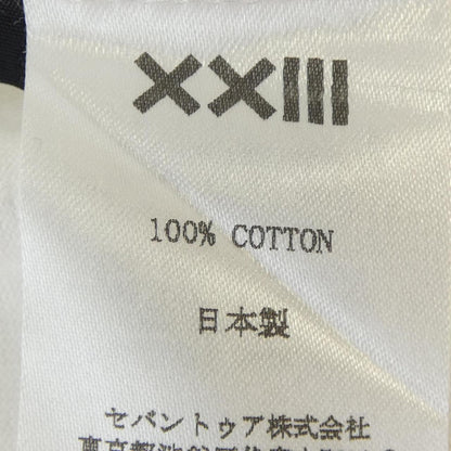 XXIII C'EST VINGT-TR コットンTシャツ