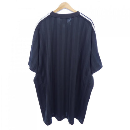 バレンシアガ ストライプコットンTシャツ