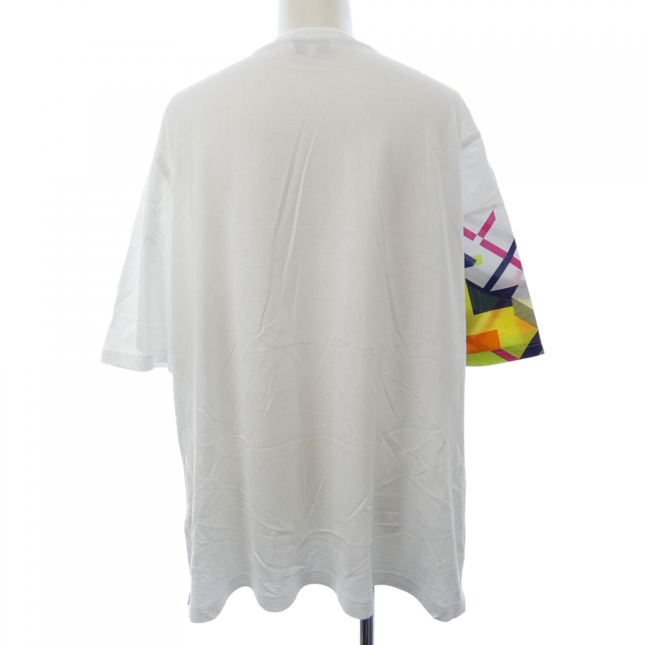 エルメス プリントストライプポケット Tシャツ