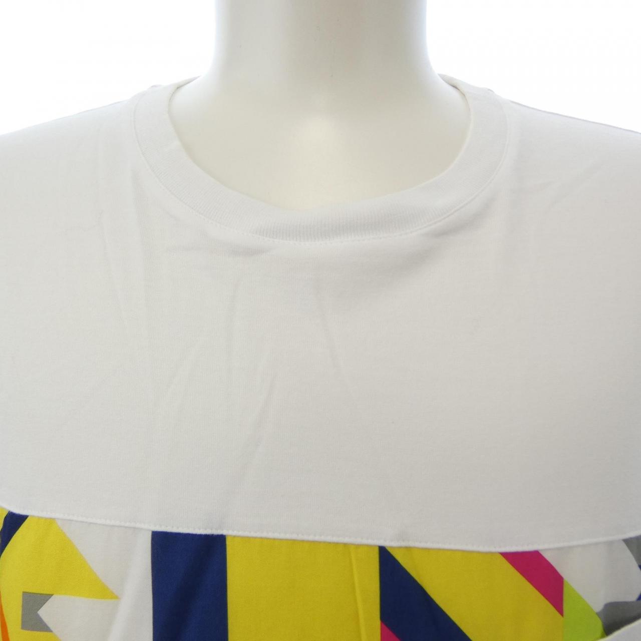 エルメス プリントストライプポケット Tシャツ