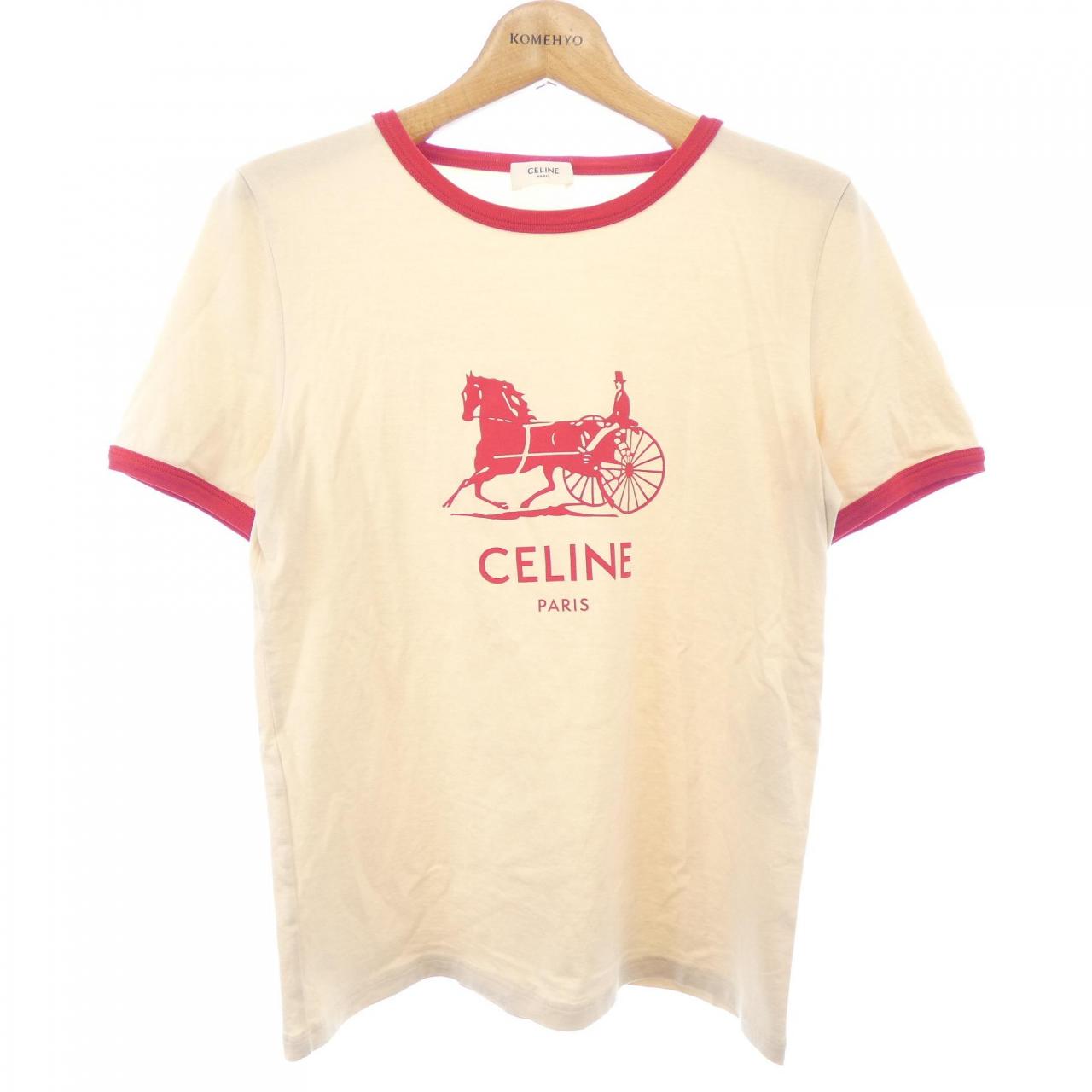 セリーヌ コットンTシャツ